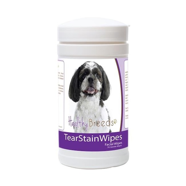 Healthy Breeds 840235179900 Shih-Poo Tear Stain Wipes - 70 Count 840235179900 - main
